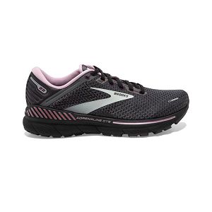 παπουτσια για τρεξιμο σε δρομο Brooks Adrenaline GTS 22 γυναικεια γκρι ροζ ασπρα | Greece-178354