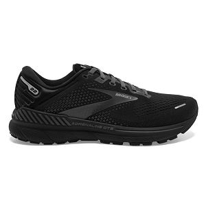 παπουτσια για τρεξιμο σε δρομο Brooks Adrenaline GTS 22 ανδρικα μαυρα γκρι | Greece-75864