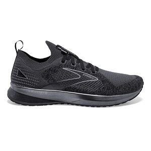 παπουτσια για τρεξιμο σε δρομο Brooks Levitate StealthFit 5 ανδρικα μαυρα γκρι | Greece-278931