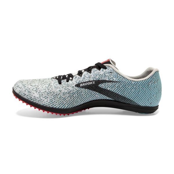 αγωνιστικα παπουτσια Brooks Mach 19 Spikeless ανδρικα γκρι μαυρα μπλε | Greece-107243