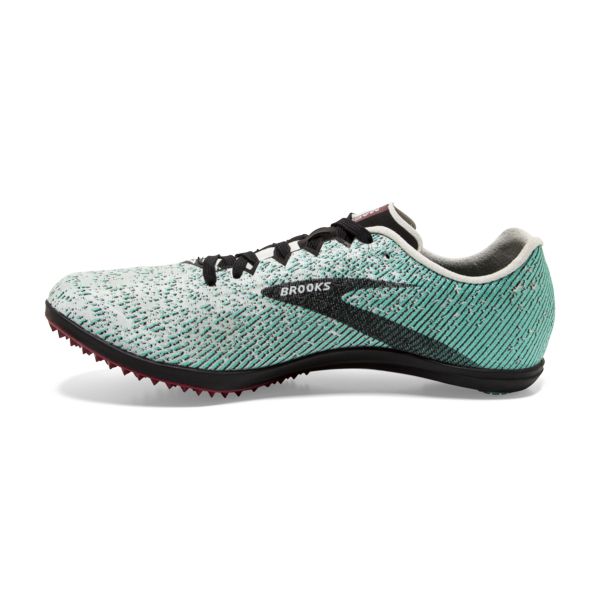 αγωνιστικα παπουτσια Brooks Mach 19 Spikeless γυναικεια γκρι μαυρα πρασινο | Greece-350861