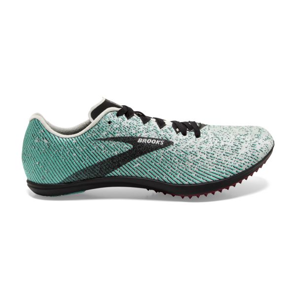 αγωνιστικα παπουτσια Brooks Mach 19 Spikeless γυναικεια γκρι μαυρα πρασινο | Greece-350861