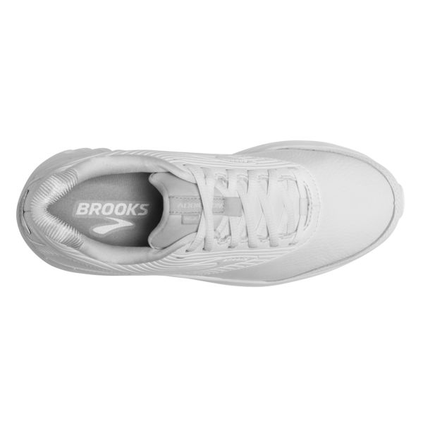 παπουτσια για περπατημα Brooks Addiction Walker 2 γυναικεια ασπρα | Greece-370184