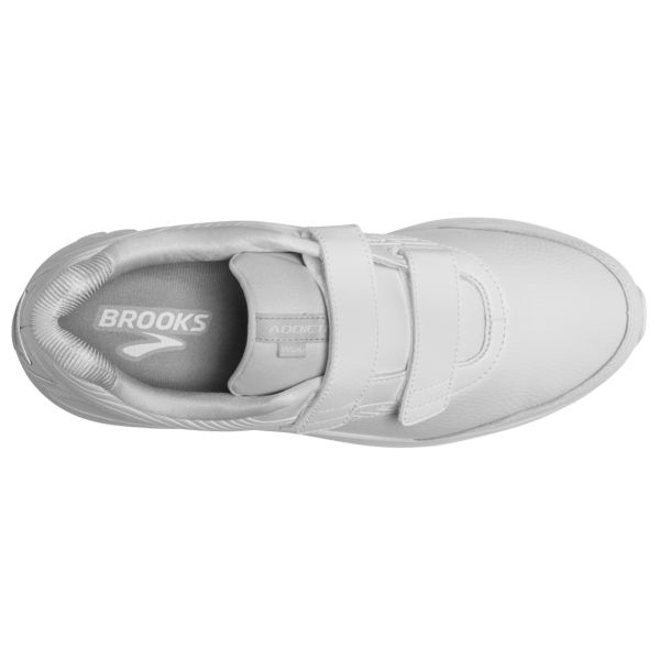 παπουτσια για περπατημα Brooks Addiction Walker V-λουρακια 2 ανδρικα ασπρα | Greece-960745