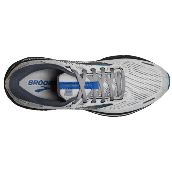 παπουτσια για τρεξιμο σε δρομο Brooks Adrenaline GTS 22 ανδρικα γκρι μπλε μαυρα | Greece-156729