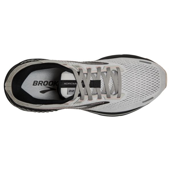 παπουτσια για τρεξιμο σε δρομο Brooks Adrenaline GTS 22 γυναικεια γκρι ροζ μαυρα | Greece-485320