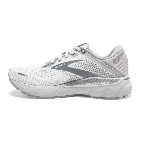 παπουτσια για τρεξιμο σε δρομο Brooks Adrenaline GTS 22 γυναικεια ασπρα γκρι | Greece-510289