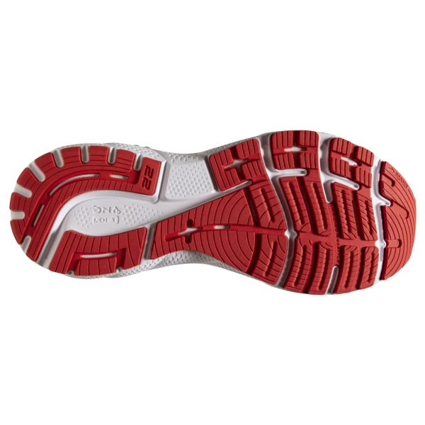 παπουτσια για τρεξιμο σε δρομο Brooks Adrenaline GTS 22 ανδρικα σκουρο μπλε πορτοκαλι ασπρα | Greece-584216