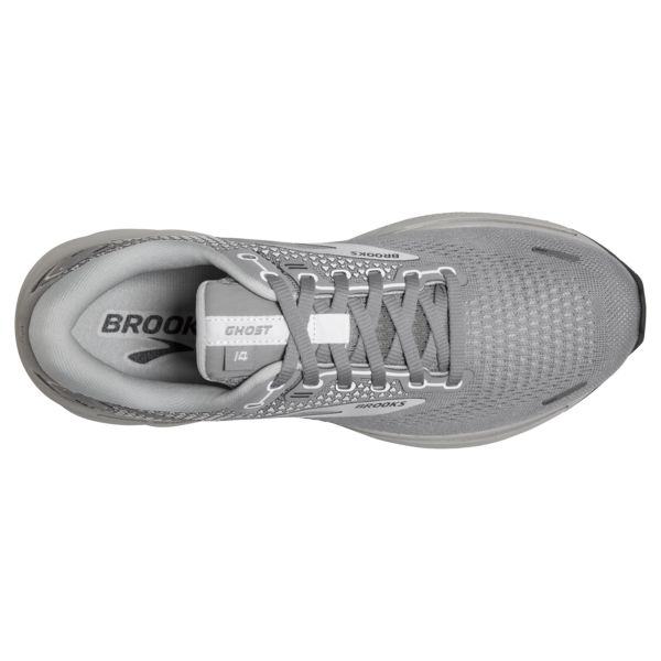 παπουτσια για τρεξιμο σε δρομο Brooks Ghost 14 γυναικεια γκρι | Greece-520317