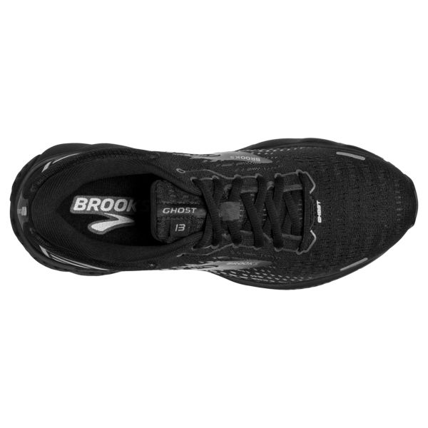 παπουτσια για τρεξιμο σε δρομο Brooks Ghost 13 γυναικεια μαυρα γκρι | Greece-905136