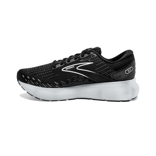 παπουτσια για τρεξιμο σε δρομο Brooks Glycerin 20 γυναικεια μαυρα ασπρα γκρι | Greece-107346