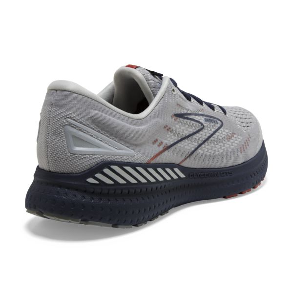 παπουτσια για τρεξιμο σε δρομο Brooks Glycerin GTS 19 ανδρικα γκρι σκουρο μπλε καφε | Greece-175406