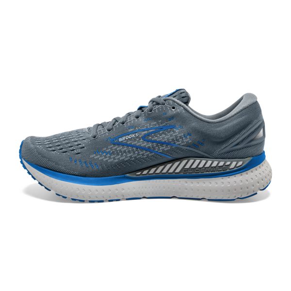 παπουτσια για τρεξιμο σε δρομο Brooks Glycerin GTS 19 ανδρικα γκρι μπλε ασπρα | Greece-314587