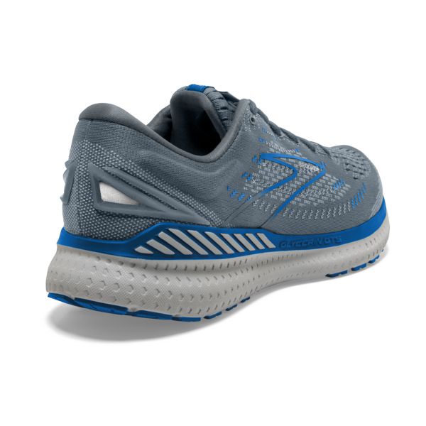 παπουτσια για τρεξιμο σε δρομο Brooks Glycerin GTS 19 ανδρικα γκρι μπλε ασπρα | Greece-314587