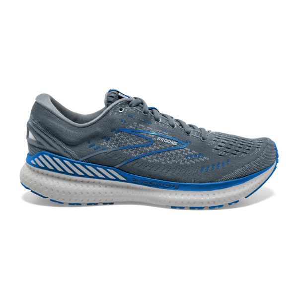 παπουτσια για τρεξιμο σε δρομο Brooks Glycerin GTS 19 ανδρικα γκρι μπλε ασπρα | Greece-314587