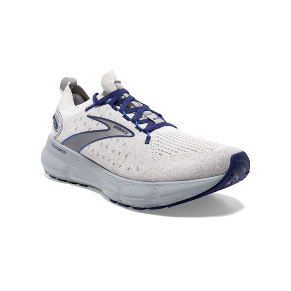 παπουτσια για τρεξιμο σε δρομο Brooks Glycerin StealthFit 20 ανδρικα γκρι μπλε | Greece-43652