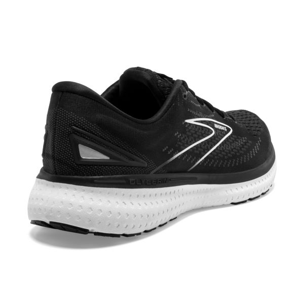 παπουτσια για τρεξιμο σε δρομο Brooks Glycerin 19 γυναικεια μαυρα ασπρα | Greece-824307