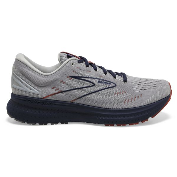 παπουτσια για τρεξιμο σε δρομο Brooks Glycerin 19 ανδρικα γκρι σκουρο μπλε καφε | Greece-902145