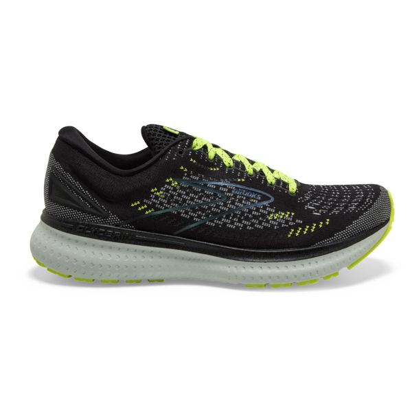 παπουτσια για τρεξιμο σε δρομο Brooks Glycerin 19 γυναικεια μαυρα κίτρινα γκρι | Greece-916045