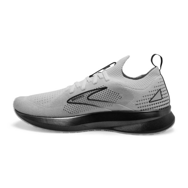 παπουτσια για τρεξιμο σε δρομο Brooks Levitate StealthFit 5 γυναικεια ασπρα γκρι μαυρα | Greece-46325